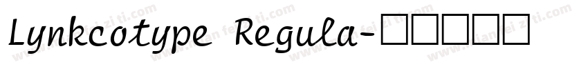 Lynkcotype Regula字体转换